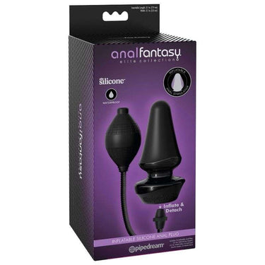 Plug Anale Gonfiabile Elite in Silicone USB Ricaricabile per Piacere Profondo